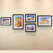 5框照片墙A4相框加8寸相框组合相框墙相片挂墙相框框背景墙装 饰框