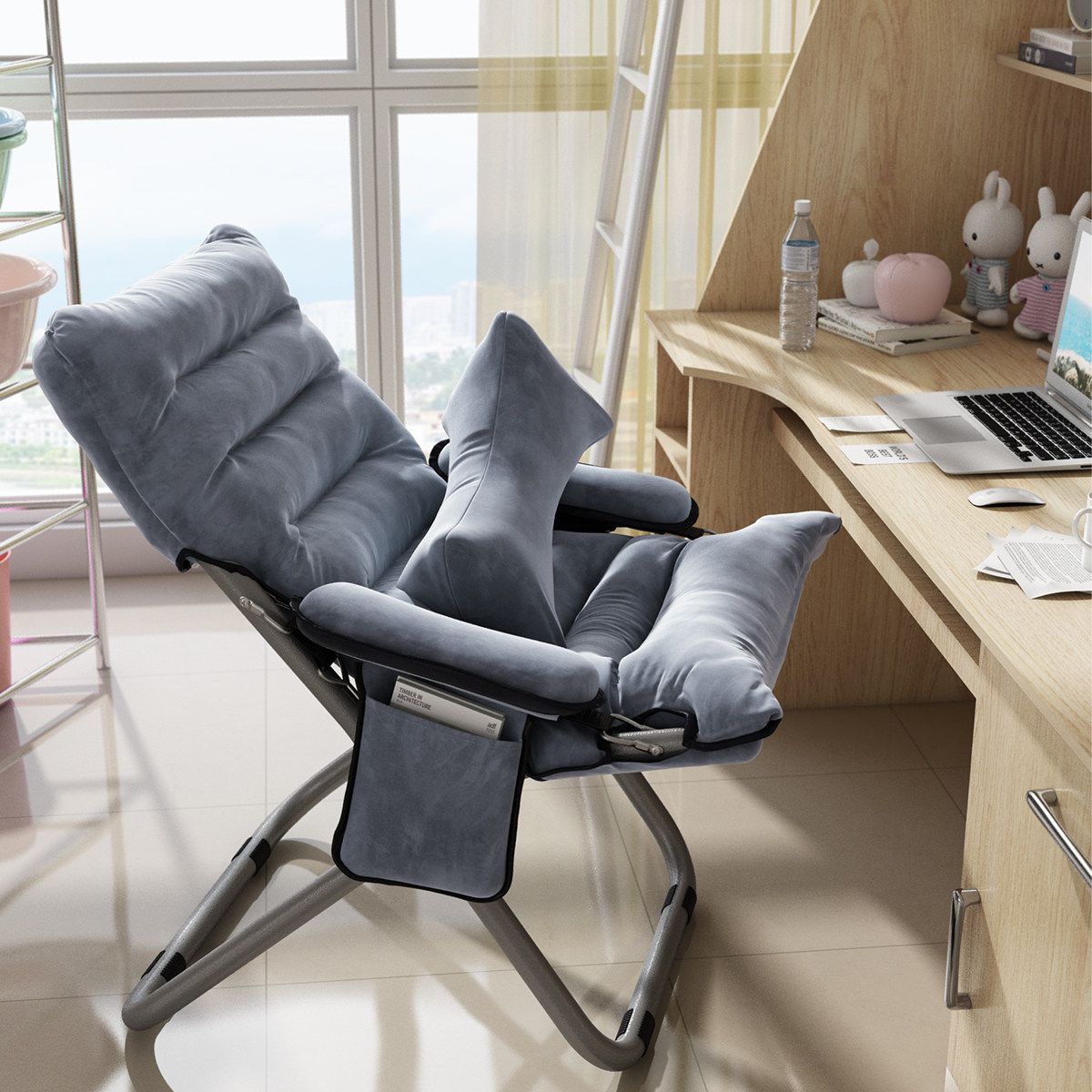 折叠椅午休躺椅学生家用宿舍懒人沙发阳台靠背懒人椅办公单人椅子,住宅家具,折叠椅/躺椅,淘宝优惠券,粉丝福利购,淘宝优惠卷