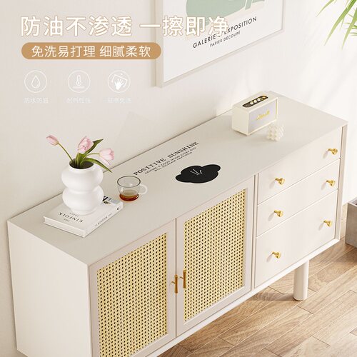 2022新款电视柜桌布长条台面保护垫餐边柜垫子防水盖布高级感桌垫