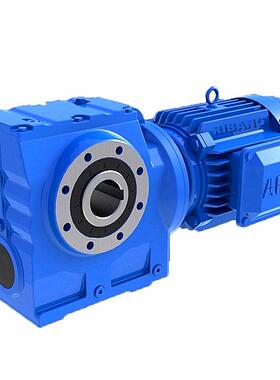 日邦SAZ97蜗轮齿轮减速机具有自锁功能小法兰常用于输送搅拌设备