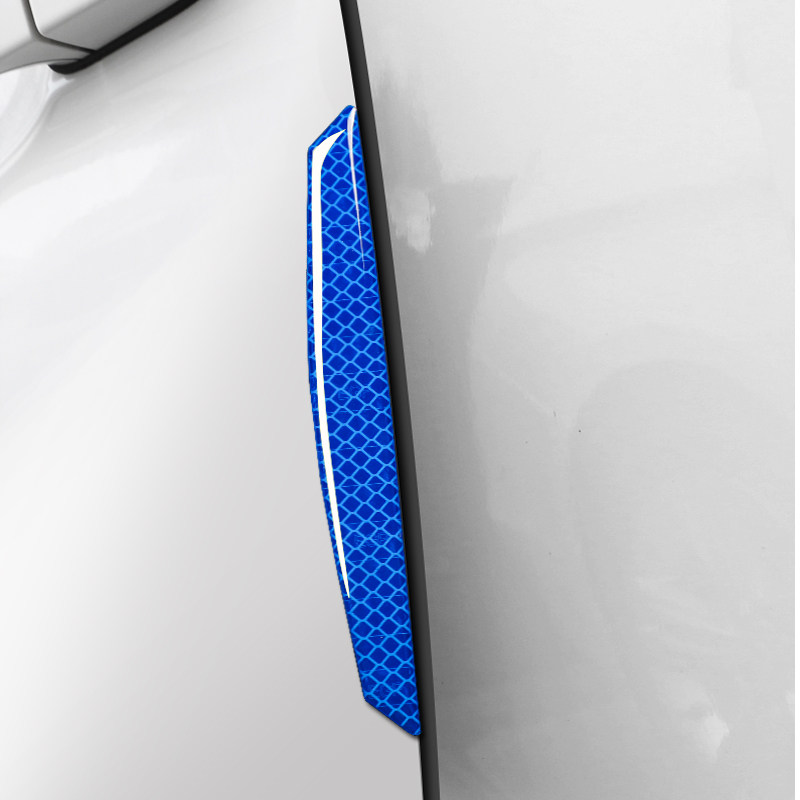 汽车门边防刮防撞条夜光蹭车身车门防撞贴加长加厚反光贴警示标识