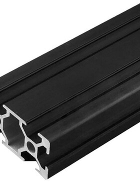 2040B 黑色铝型材 流水线铝合金 工作台阳极镀黑 打印机鱼缸花架