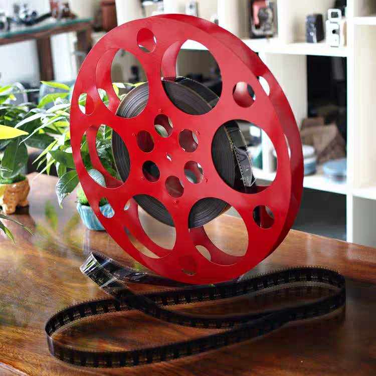 复古怀旧老电影胶片35毫米35mm电影胶片胶卷电影片夹创意道具摆设