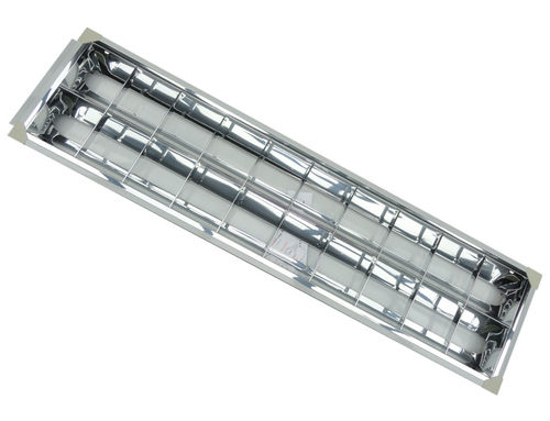 明装led300 1200格栅灯嵌入式面板灯300 600 1200应急双管荧光灯