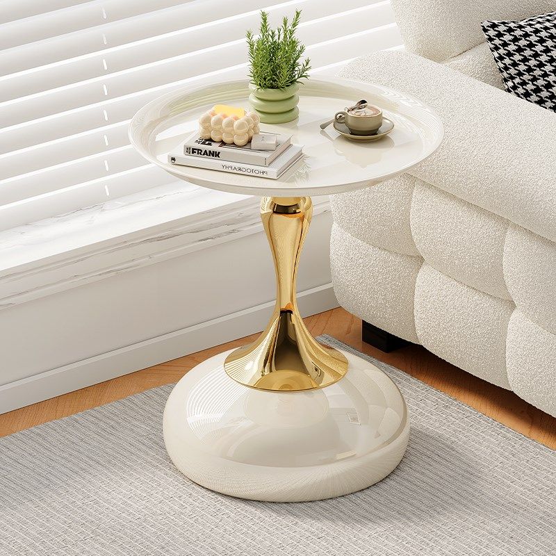 奶油风边几沙发边桌圆形创意客厅茶几家用可移动小圆桌阳台小茶桌,住宅家具,角几/边几,淘宝优惠券,粉丝福利购,淘宝优惠卷