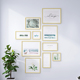 竖挂墙组合免打孔墙面相册墙 饰相框墙竖版 客厅照片墙创意个性 装