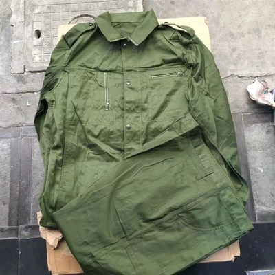 正宗87老式冬作训服套装正规库存老货涤卡冬作训劳保加厚工作服