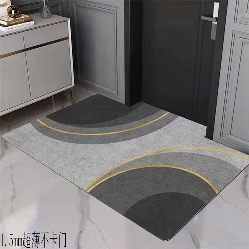 超薄1.5mm可擦免洗pvc皮革入户进门地垫家用门口不卡门防滑地毯