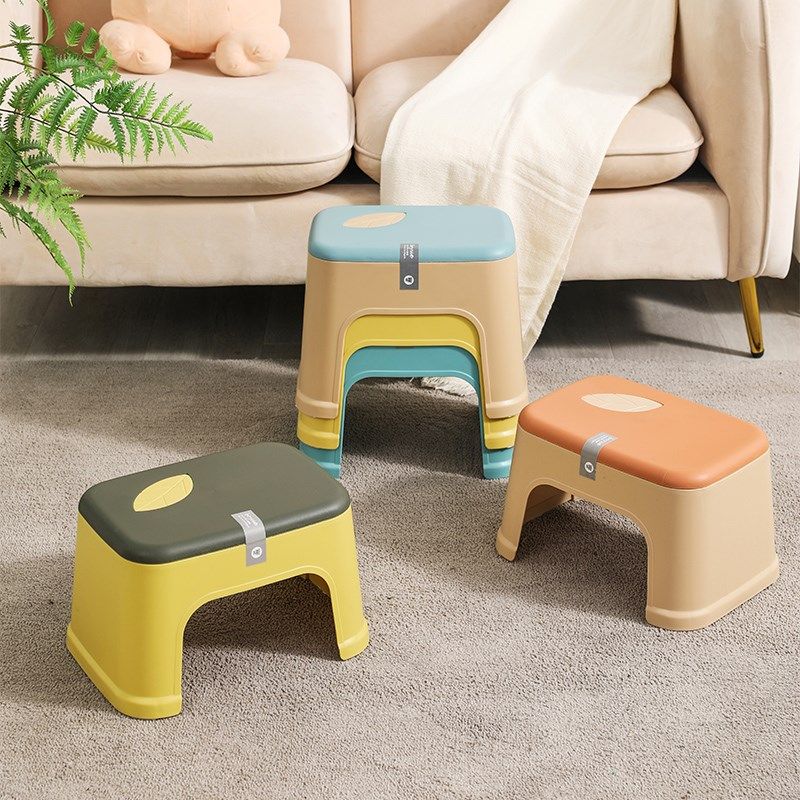 儿童矮凳子垫脚凳踩脚椅子板凳成人防滑凳塑料加厚家用可叠放小凳,住宅家具,矮凳,淘宝优惠券,粉丝福利购,淘宝优惠卷