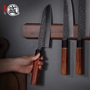 三本盛厨房收纳置物架免打孔多功能家用强磁壁挂式筷子刀架挂架