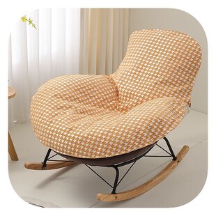 企鹅摇椅防滑单个椅子单人沙发垫替换套罩盖布摇椅懒人躺椅垫坐垫