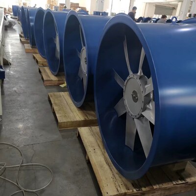 GKF管道式耐高温高湿轴流风机烘烤房专用循环风机