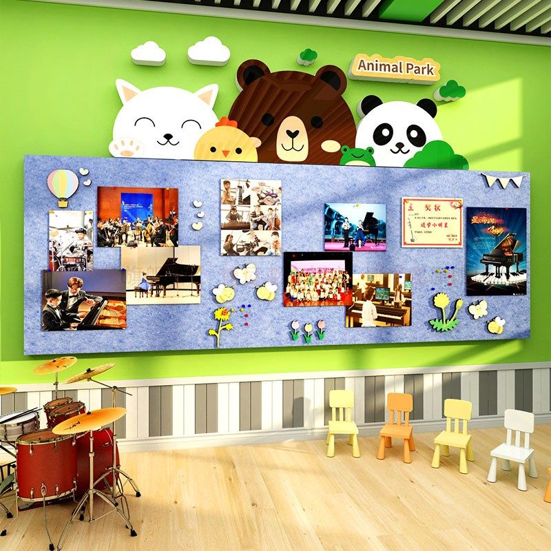 绘本馆墙面装饰阅览读书角文化布置毛毡板幼儿童活动区域环创成品,家居饰品,文化墙贴,淘宝优惠券,粉丝福利购,淘宝优惠卷