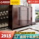 瑞银新中式 实木鞋 柜家用门口玄关柜大容量三门檀木进门收纳门厅柜