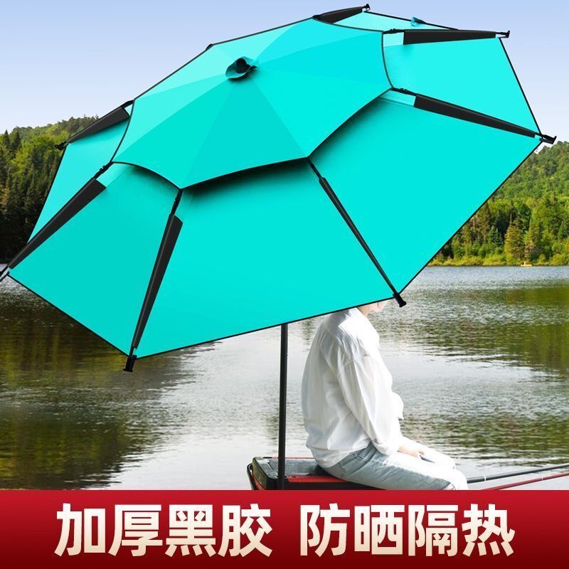 钓鱼专用伞万向加厚户外遮阳伞大伞抗风防晒防雨摆摊新款雨伞大号