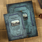 复古笔记本日记本商务创意文具旅行记事本子素描 学生文艺欧式 包邮