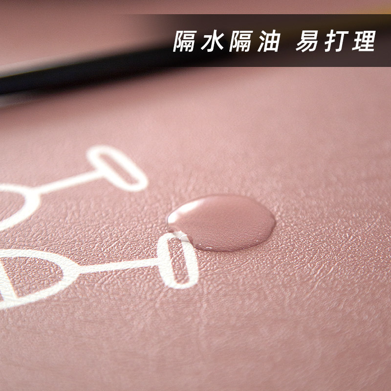 都市田园风皮革桌垫防污防烫防划花免洗家用茶几台布电视柜餐桌垫