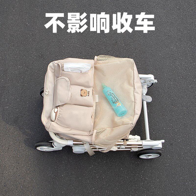 婴儿车挂包罗马假日遛娃神器配件推车收纳挂袋置物背包多功能通用