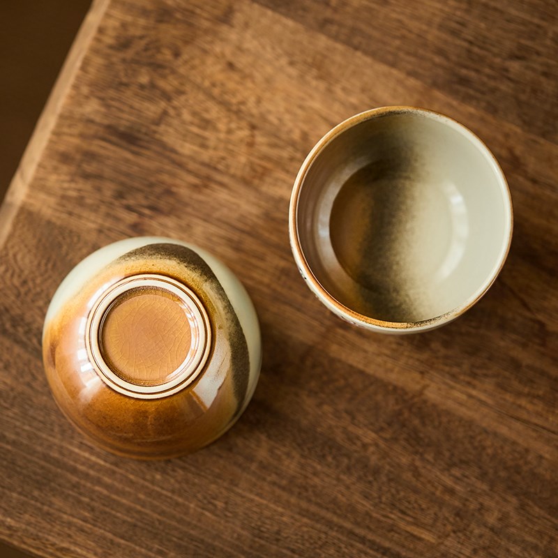 景德镇手绘趣味创意十二生肖陶瓷功夫茶大容量缸杯茶杯窑变主人杯