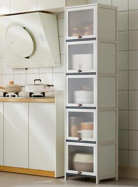 门缝隙柜夹缝收纳柜厅家用零食客多层储物柜带厨房窄缝子隙NJA置