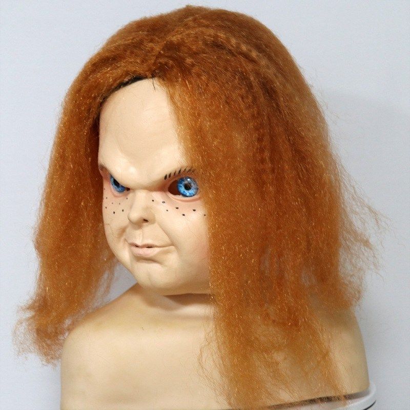 电影道具鬼娃回魂面具恰吉娃娃头灵异入侵脸谱面罩万圣节装扮新,节庆用品/礼品,面具,淘宝优惠券,粉丝福利购,淘宝优惠卷