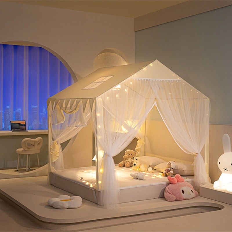 蚊帐家用202年新款卧室高级新型文蚊帐1米8乘2米的床x5树屋文章,床上用品,蚊帐,淘宝优惠券,粉丝福利购,淘宝优惠卷