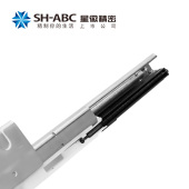 抽屉轨道滑轨隐藏式 托底伸缩三节轨道阻尼缓冲抽屉滑倒道滑道轨道