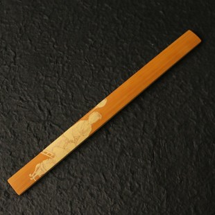 十几年老玉竹东阳名家袁江本工精工留青雕刻相夫教子戒尺竹雕