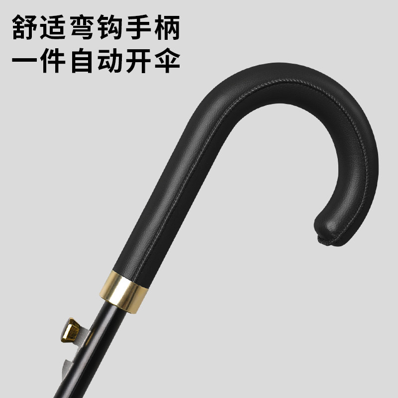 24骨男士长柄雨伞大号加固加厚结实抗风定制logo弯钩双人暴雨专用,居家日用,伞,淘宝优惠券,粉丝福利购,淘宝优惠卷