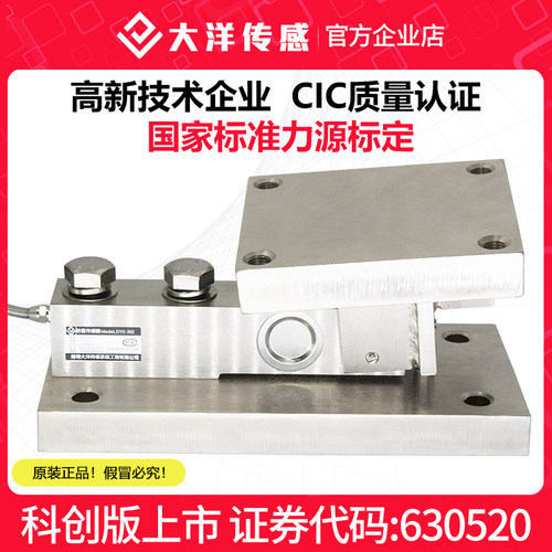 大洋悬臂梁称重模块动载自稳定输送轨道秤钢坯秤搅拌称重传感器