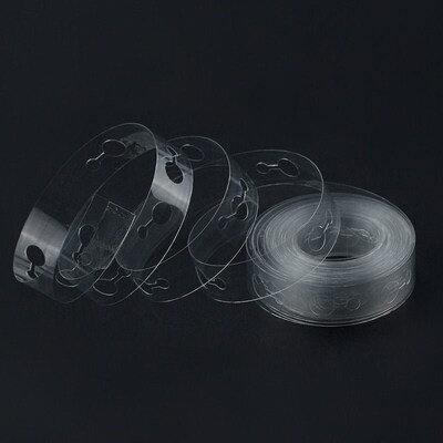 1pc 5m Balloon Chain Tape Clear One/Two Holes Arch Connect