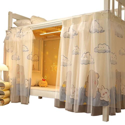 Dormitory Bed Curtain Large Dormitory Single Upper Bunk Girl