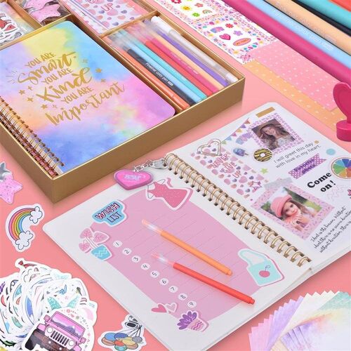 DIY Journal Kit for Girls Cute Journaling Art Crafts Gifts