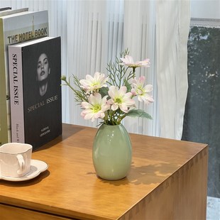 小清新丁香花仿真花花束拍摄道具野餐装饰餐桌假花摆设插花