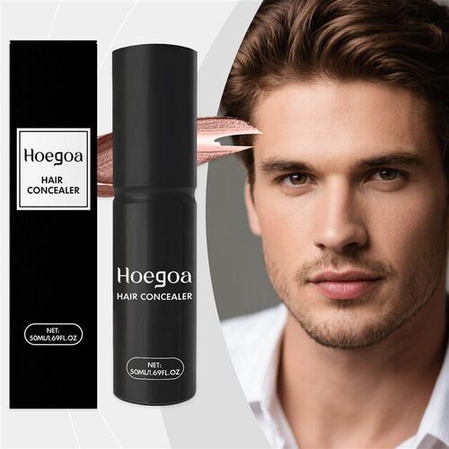 HOEGOA Brown Hair Concealer - Natural Color Coverage, Instan