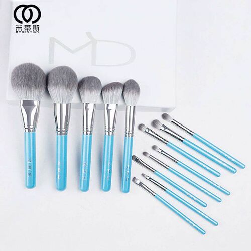 MyDestiny Blue Iris 13pcs Makeup Brush Set&Kit Super Soft
