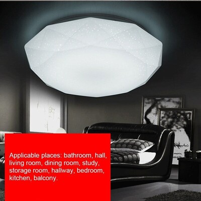 LED Ceiling Lamp Fixture Diamond Shaped Light for Hallway Li