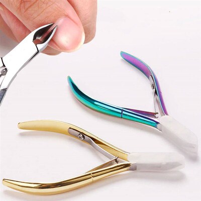 1pc Professional Cuticle Cutter Nail Nippers Scissors Manicu