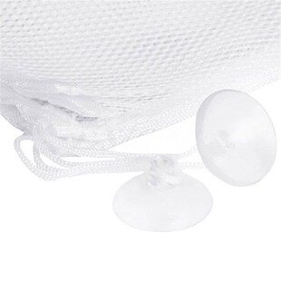 Multifunction Toy Storage Bag Suction Cups Bathroom