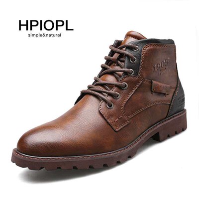 3998 Martin Boots Mens Boots Large Size Zipper Short Boots