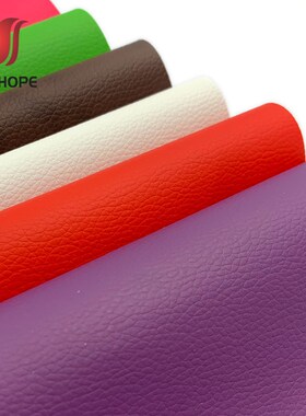 A4 Litchi PU Leatherette Faux Leather Fabric Synthetic For S