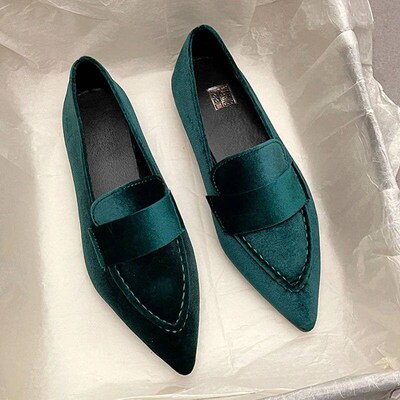 Women Flats Ballet Dance Pointed Toe Sandals Shoes 2023 Spri