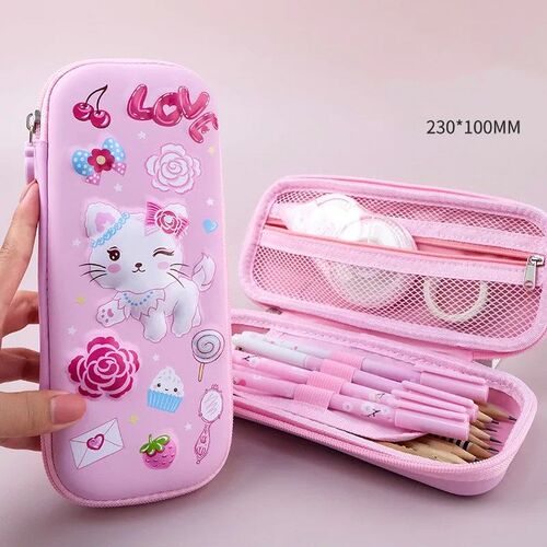 3D EVA cute pencil case boy astronaut pencil bag school supp