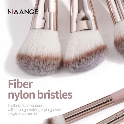 Maange 9Pcs Foundation Makeup Brush Set Cosmetic Powder High