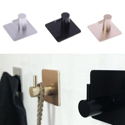 Durable Aluminum Door Hook Self Adhesive Home Wall Door Hook