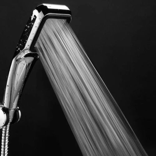 300 Holes Shower Head High Pressure Rainfall Water Saving Fl