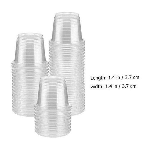 200 Pcs Vitroleros Para Mini Tasting Cup Plastic Shot