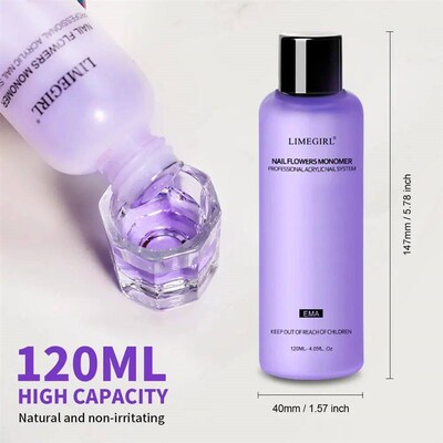 120ml/240ml Acrylic Liquid Crystal Nail Supplies Comes With
