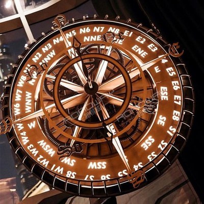 复古机械齿轮 KTV包厢房间背景墙面装饰品壁画氛围灯酒吧吊顶挂件