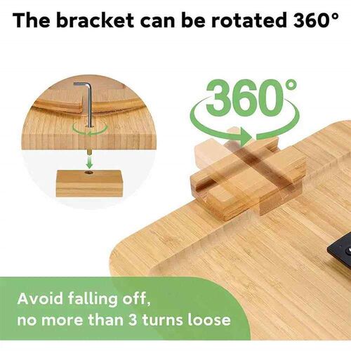 Sofa Tray Table Sofa Armrest Clip-On Tray Wooden Sofa Tray P